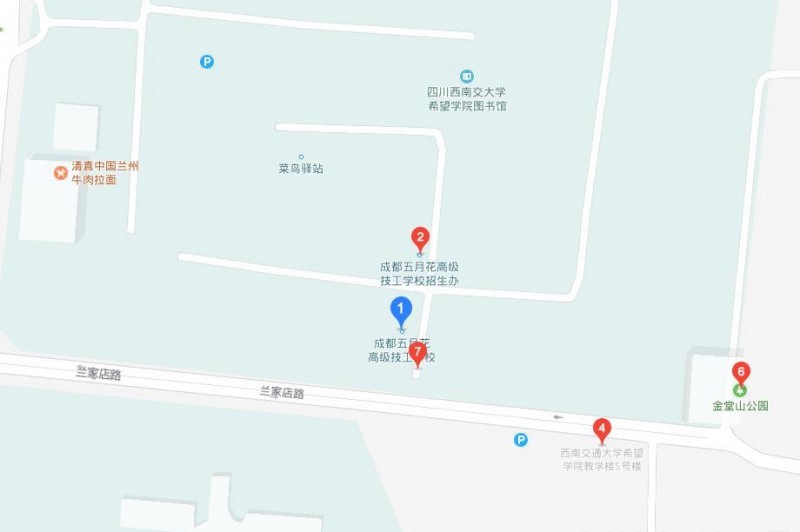  成都五月花高級航空技工學(xué)校位置在哪兒