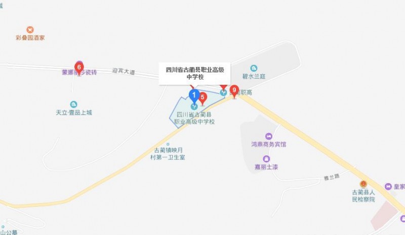  古藺縣航空職業(yè)高級中學位置在哪兒