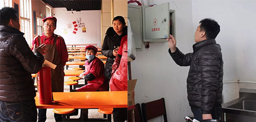 濟南應(yīng)用技術(shù)學校為保證學生安全飲食開展餐廳大檢查活動