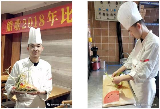 德州走四方高級技工學(xué)校船歌餐飲定向班開班