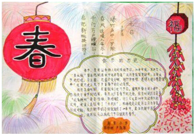 春節(jié)手抄報內(nèi)容資料【精選】